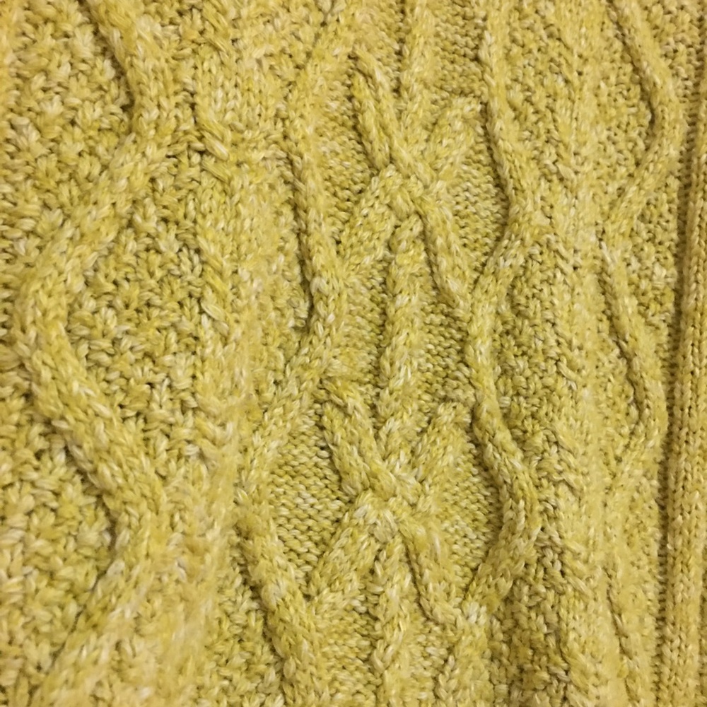 Yellow sweater